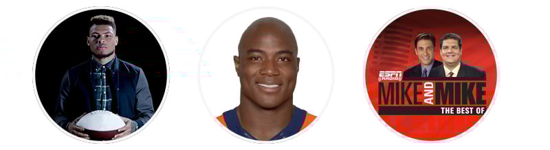 NFL brand ambassadors